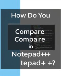 How Do You Compare Text in Notepad++?